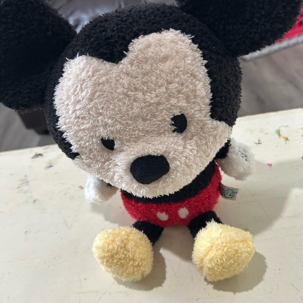 Disney Cuteeze Mickey Mouse Stuffed Animal Plush Toy - for Babies and Collectors